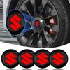 Hot 4Pcs 56/60MM Car Wheel Center Hub Caps Logo Cover Accessories For Suzuki Celerio