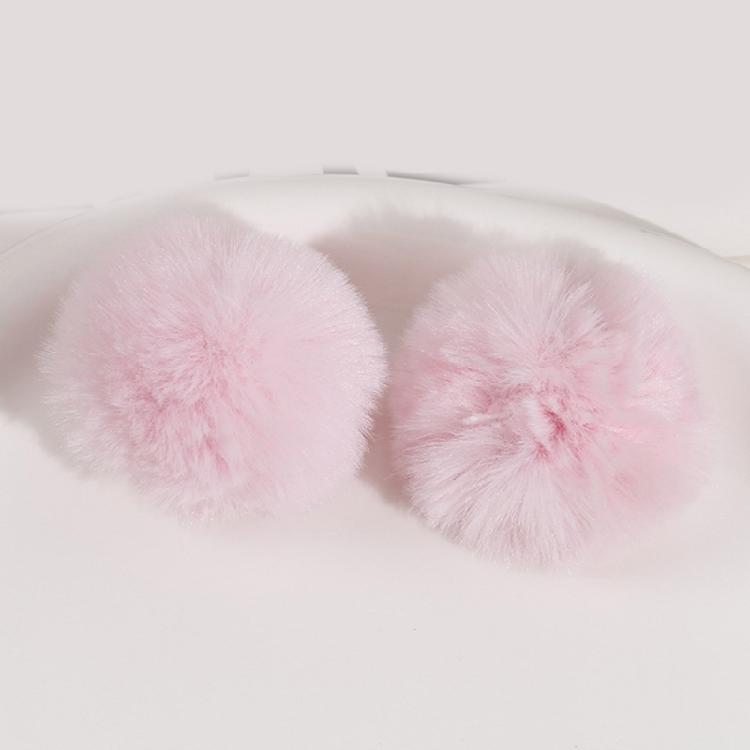 Hair Ball Multicolor Pompoms for Keychains Shoes Hats DIY Handmade Jewelry Craft