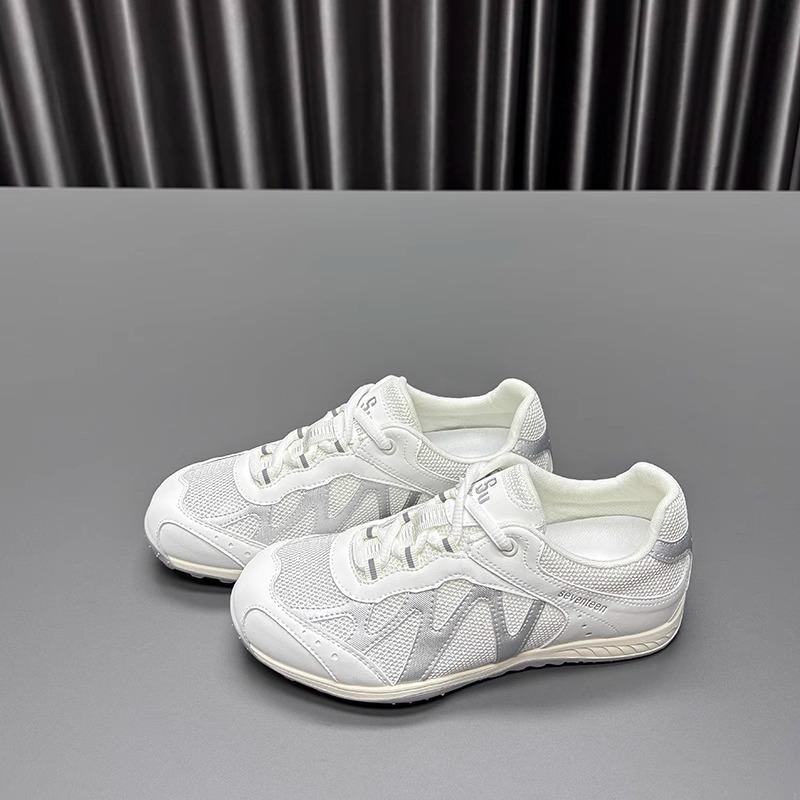 Mesh little white shoes women's summer new thick-soled, light, comfortable and breathable casual sports shoes women
