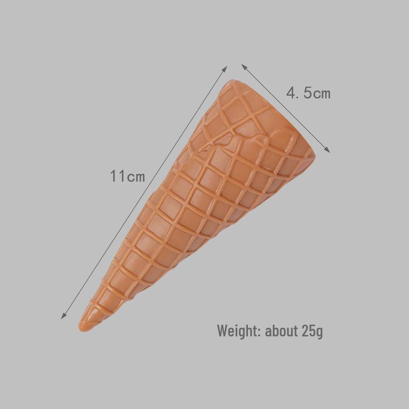 Creative DIY Handmade Clay Ice Cream Cone Toy - Photo Prop and Egg Cone Container