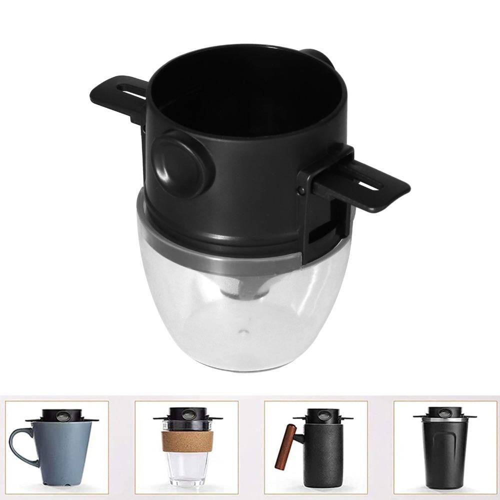 Transparent Plastic PP Cup Coffee Dripper Pour Over Coffee Maker Camping