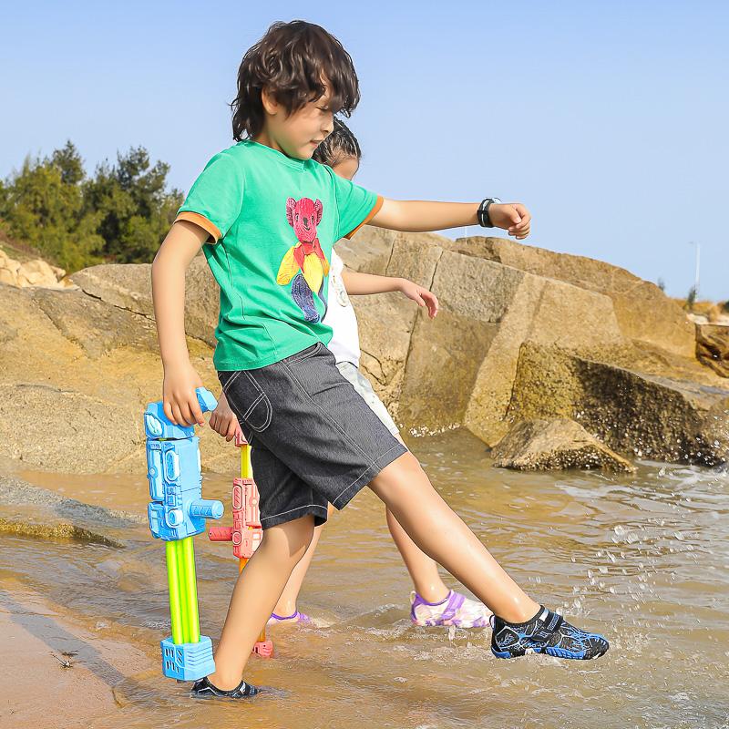 Child Wading Sneakers Sea Water Sports Shoes Light Aqua Shoes Kids Barefoot Wading Shoes Quick Dry Swimming Trainers