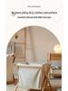 Solid Wood Foldable Laundry Basket for Bedroom and Bathroom Storage