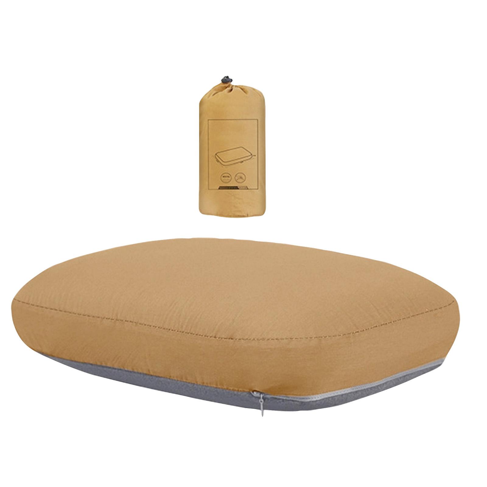 Automatic Inflatable Memory Foam Pillow Portable Travel Pillow For Camping One Size