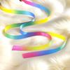 Interactive Coloured Ribbon Cat Toys Teasing Catd Stick Satin Ribbon Cat Stick Toys Kitten Playing Teaser Wand Toy Pet Supplies