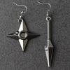 Anime Akatsuki Kunai Earrings Cosplay Prop Accessories