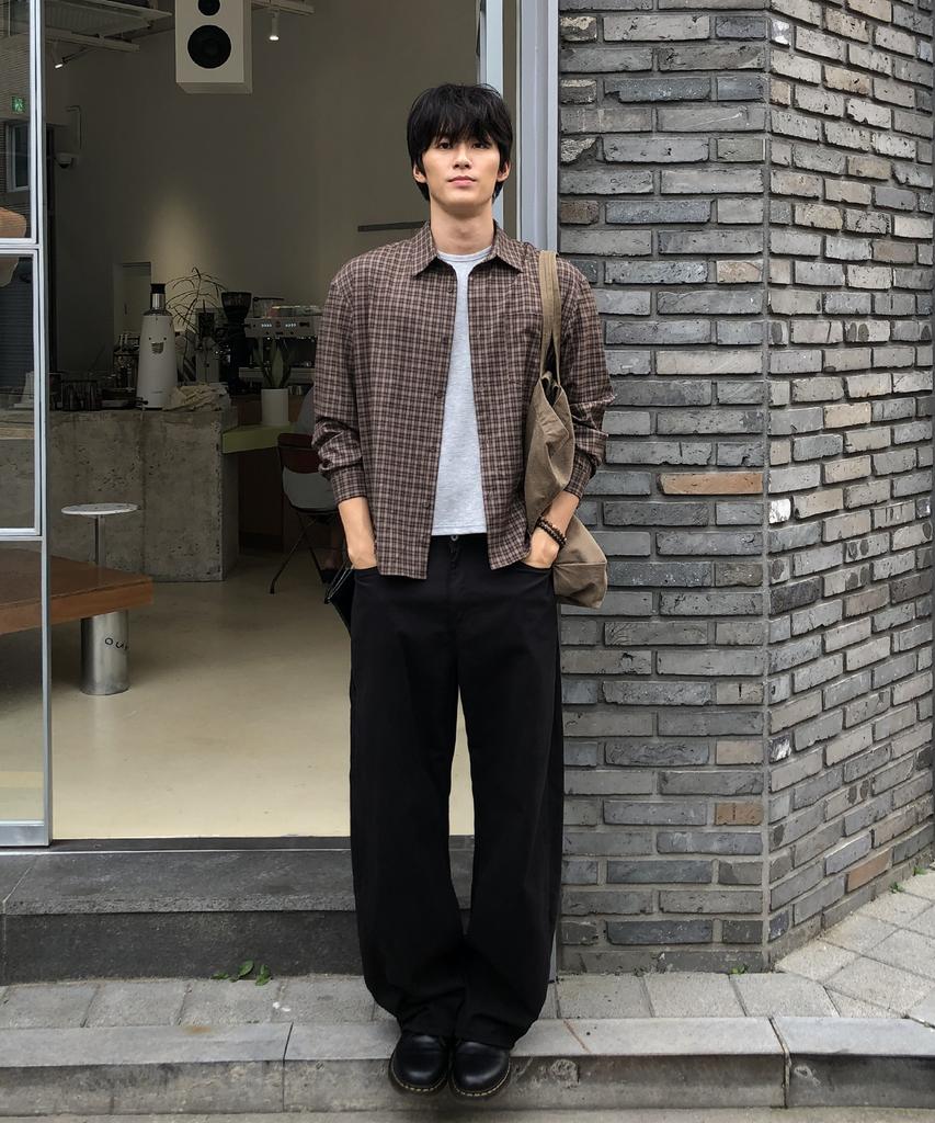 THEY Plaid Check Shirt_2 Color