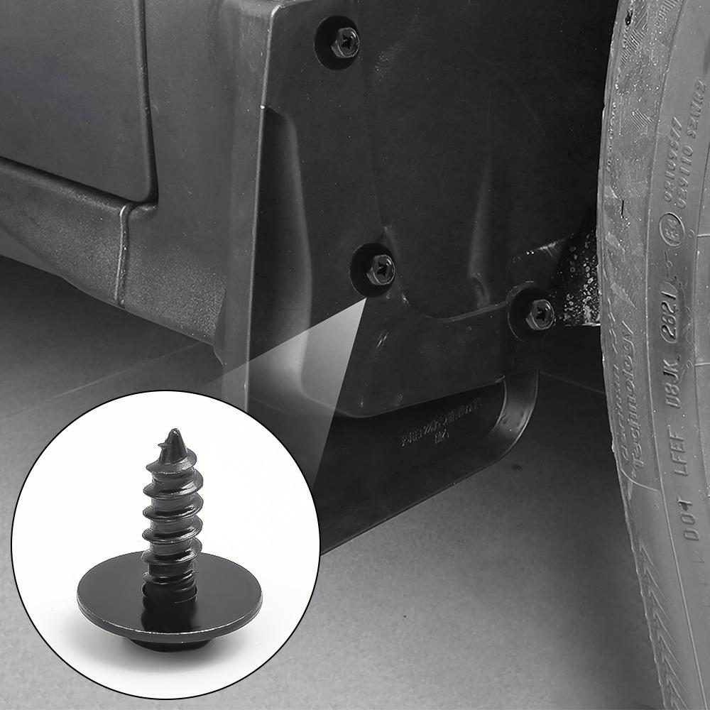 Car Bumper Self Tapping Screw Carbon Steel Auto Fender Mudguard Splash Guard Fastener Rivet Retainer Secure Fix Hardware Parts