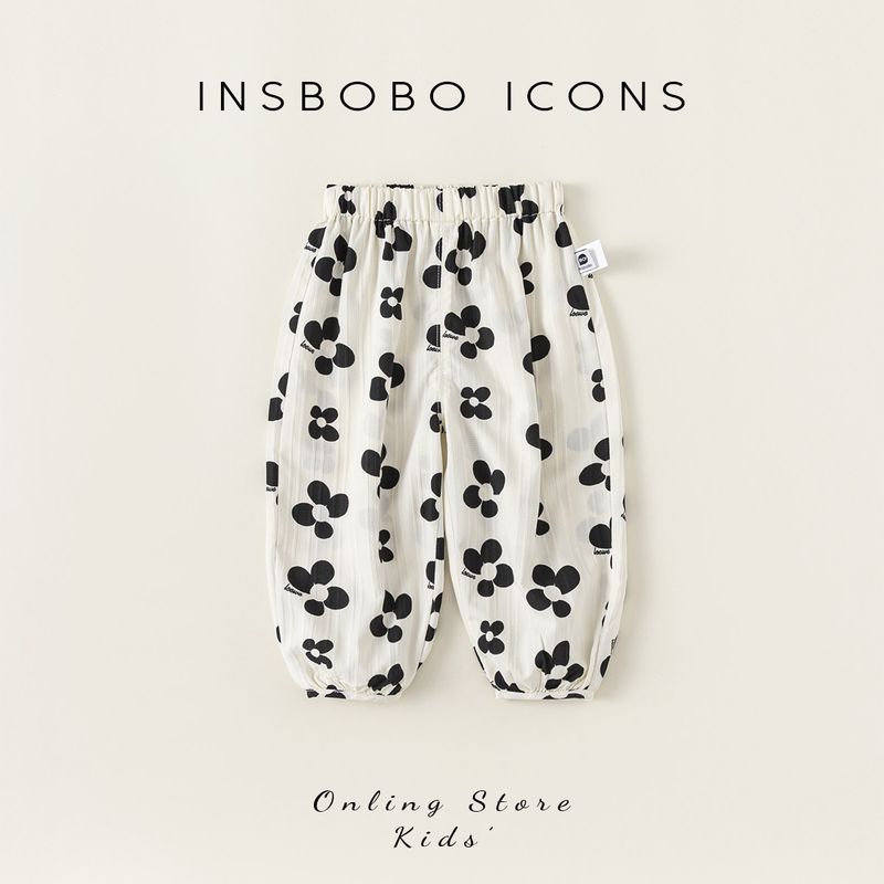 Insbobo Тонкие летние штанишки для детей, женщин, малышей White 100