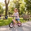 11.2" Balance Bike for 2-5 Years, Toddler Bike with Lighting Wheels, Adjustable Seat & Handlebar, 360 Degrees Steering, Pink