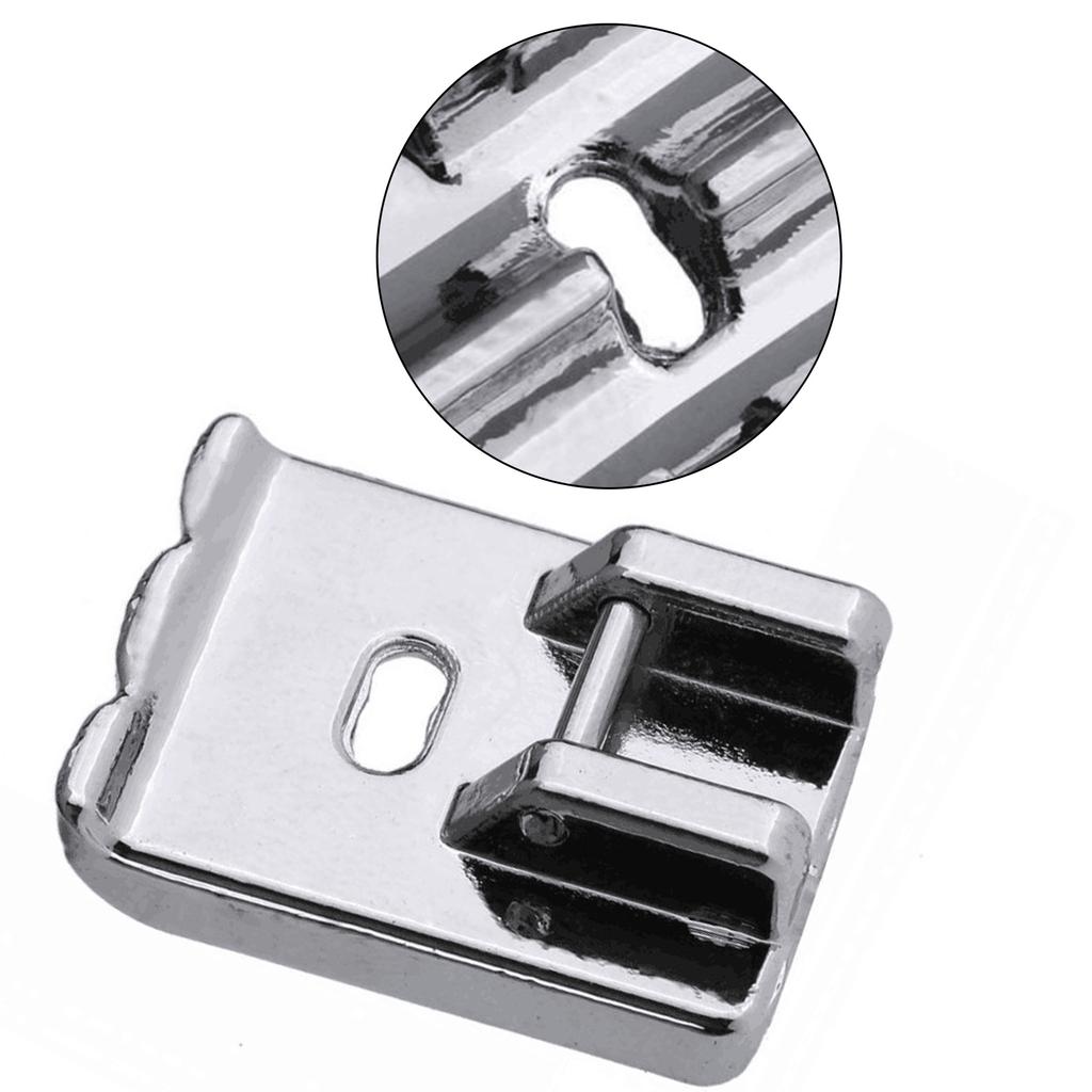 Piping Presser Foot Double Welting Foot Sewing Machines Presser Foot for Low Shank Snapped-on Singers Sewing Machine
