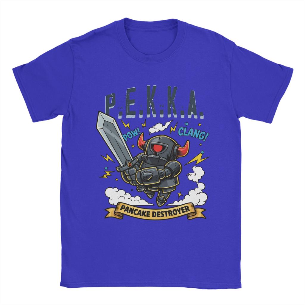 Camiseta de Royales 100% Cotton T-Shirt For Men Beach Funny T-Shirts Crew Neck Harajuku Tees Oversized Casual Clothing