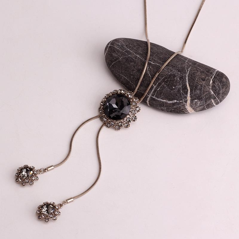 Sweater Chain Accessories Necklace Women S Japan And Korea Snowflake Sweater Chain Long Autumn And Winter Versatile Decoration Fringed Pendant