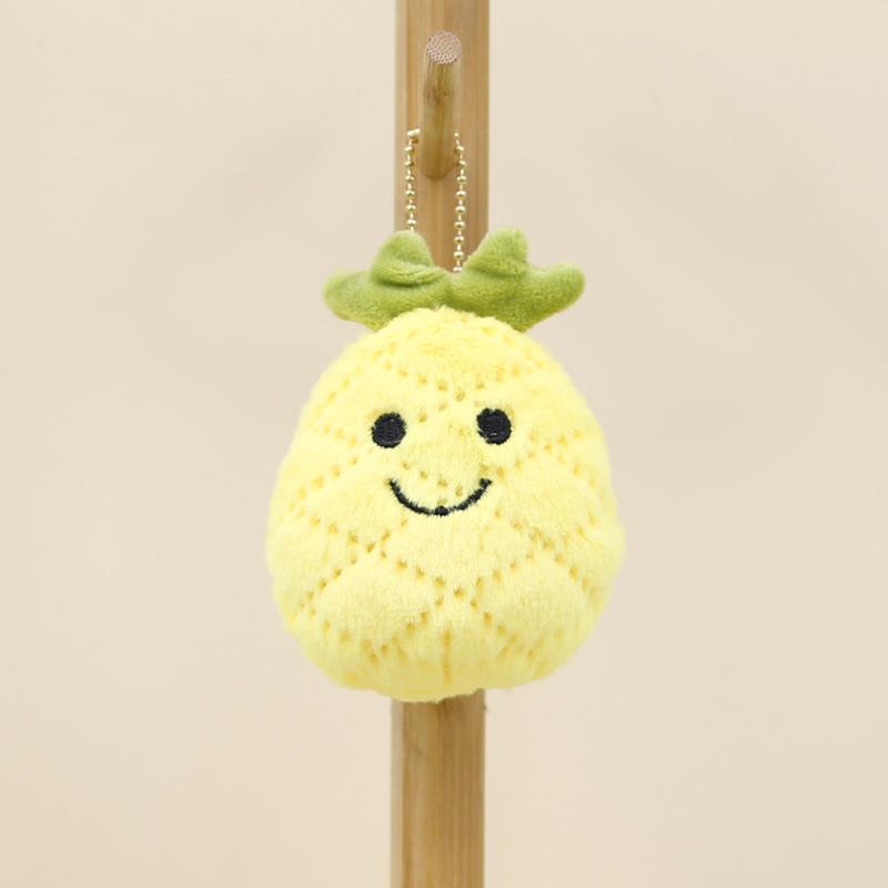 

Милый плюшевый реалистичный брелок в виде фрукта, мягкая набивная фруктовая кукла, идеально подходит для сумок Pineapple