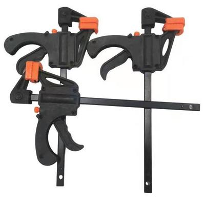 Adjustable Hand Woodworking Spreader 4 Inch Clip Quick Ratchet Release F Clamp