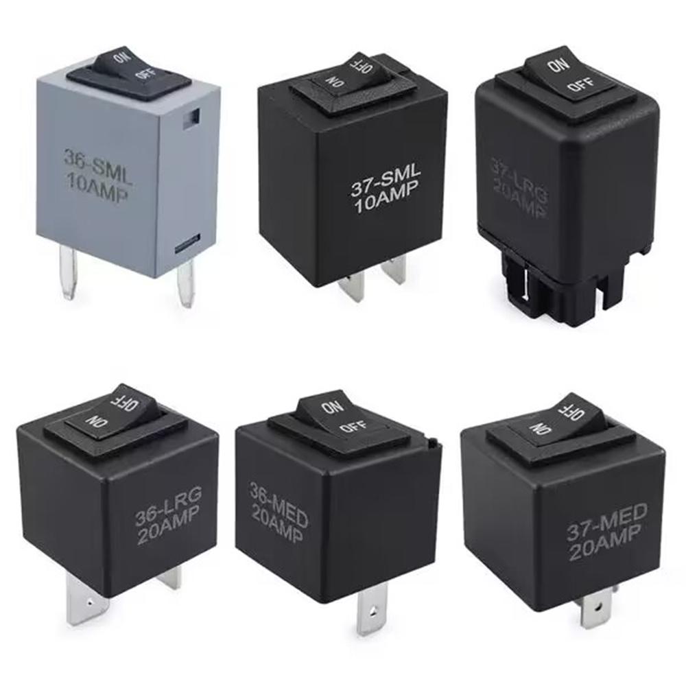 

6pcs 12V Fuel Pump Relay Kit Relay Switch Kit Fuel Pump Relay Tester