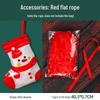 Festive Red Sock Candy Gift Bags: Christmas Self-Sealing Holiday Decoration