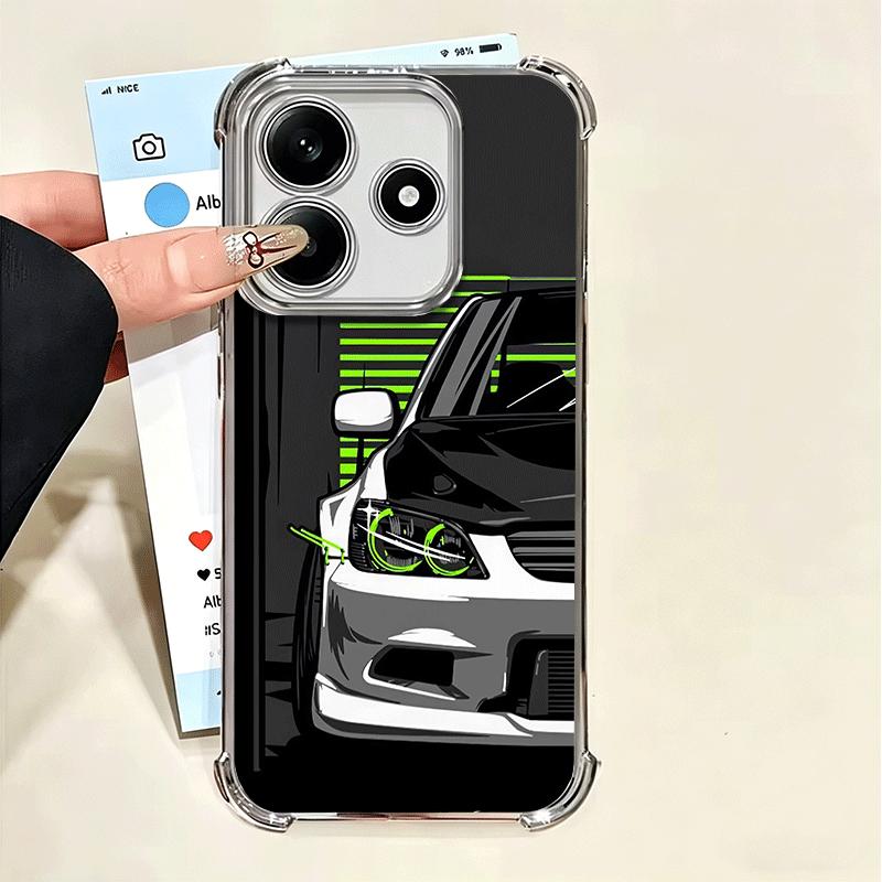 Simple Japanese Sports Cars Pattern Soft Phone Case For Xiaomi Poco X7 X8 Pro Max X6 X5 X3 F8 Ultra F7 M8 M7 M5S Redmi 15C 15A 1