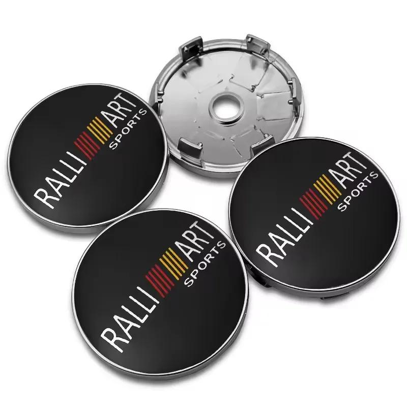 4pcs 56+60mm Car Wheel Center Cover Hub Caps Stickers For Mitsubishi Outlander Lancer Ex Evo L200 Colt Pajero Galant Accessories UG2