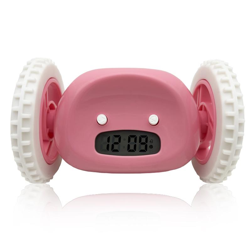 Rolling Run Away Alarm Clock For Deep Sleepers Wake Up Easier Must Catch To Stop Jump Fun Wake Up Tool With Loud Ring