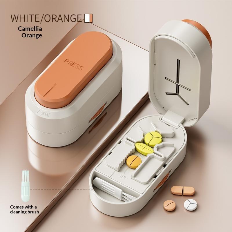 1Pcs Precise Medicine Slicing Tool High Rectangle Easy Cutting Pill Cutter Sturdy Design Aids Effortless Cutting Ideal For Daily