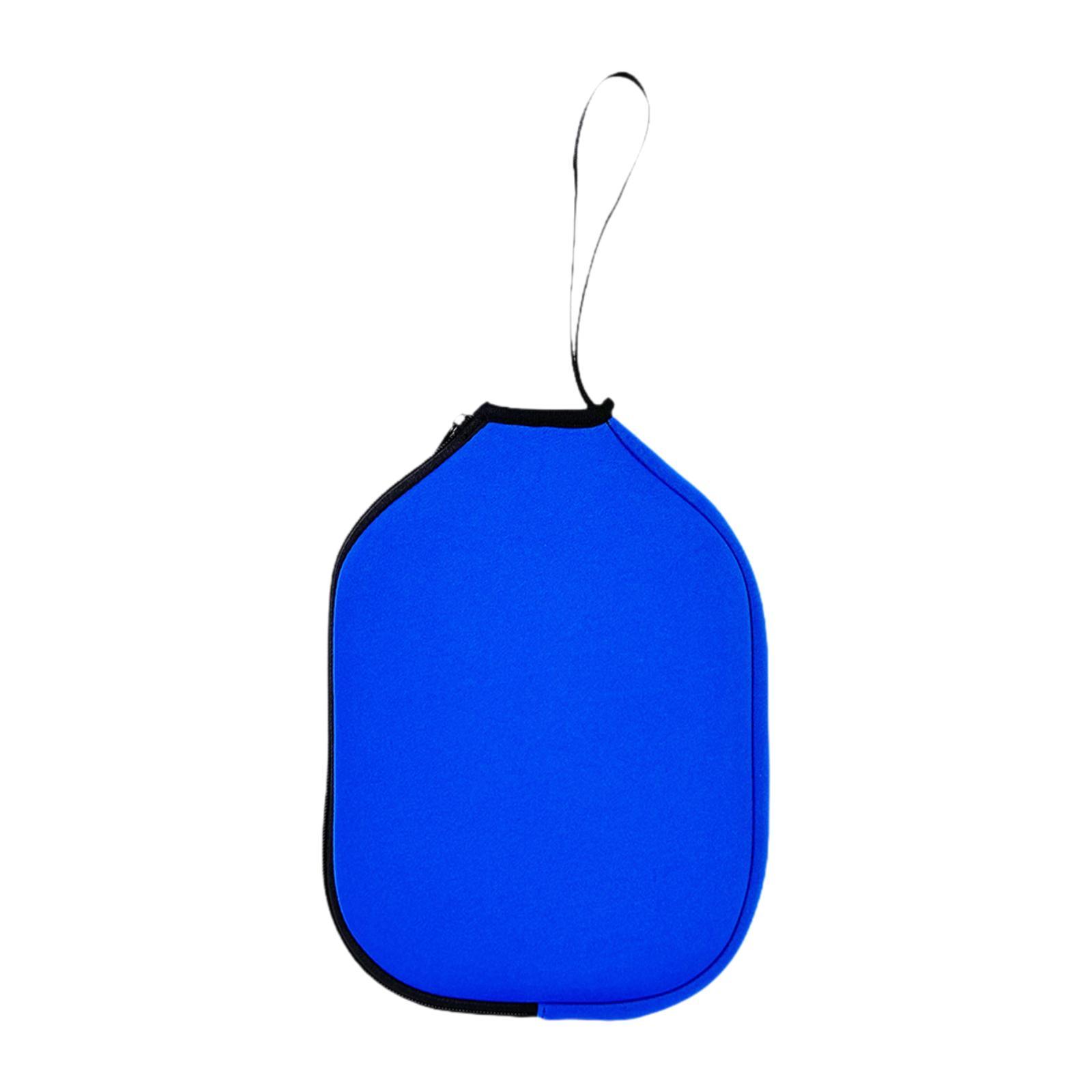 

Неопреновый чехол для весла Подарок Тренировка Чехол для весла для настольного тенниса Молния Спортивный чехол Защита ракетки для практики Рукав для ракетки для пинг-понга синий