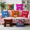 Candy MMMsS Sweet Decorative Polyester Throw Pillow Cover Square Suitable for Home Office Coffee Shop Decor