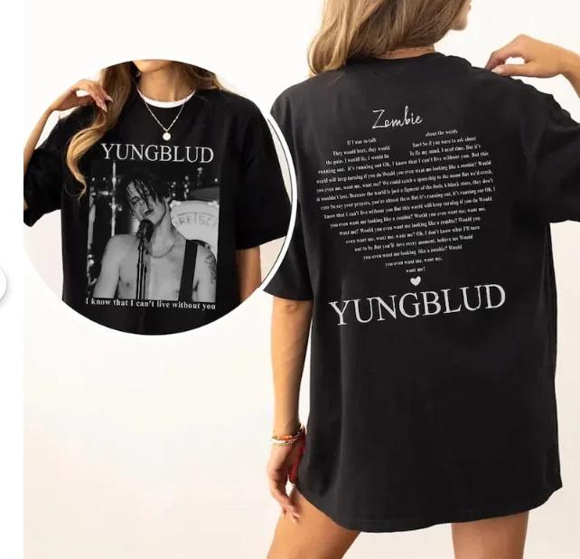 Yungblud & Zombie T-Shirt, Rock Band Graphic Tee, Unisex Concert Shirt, Vintage L