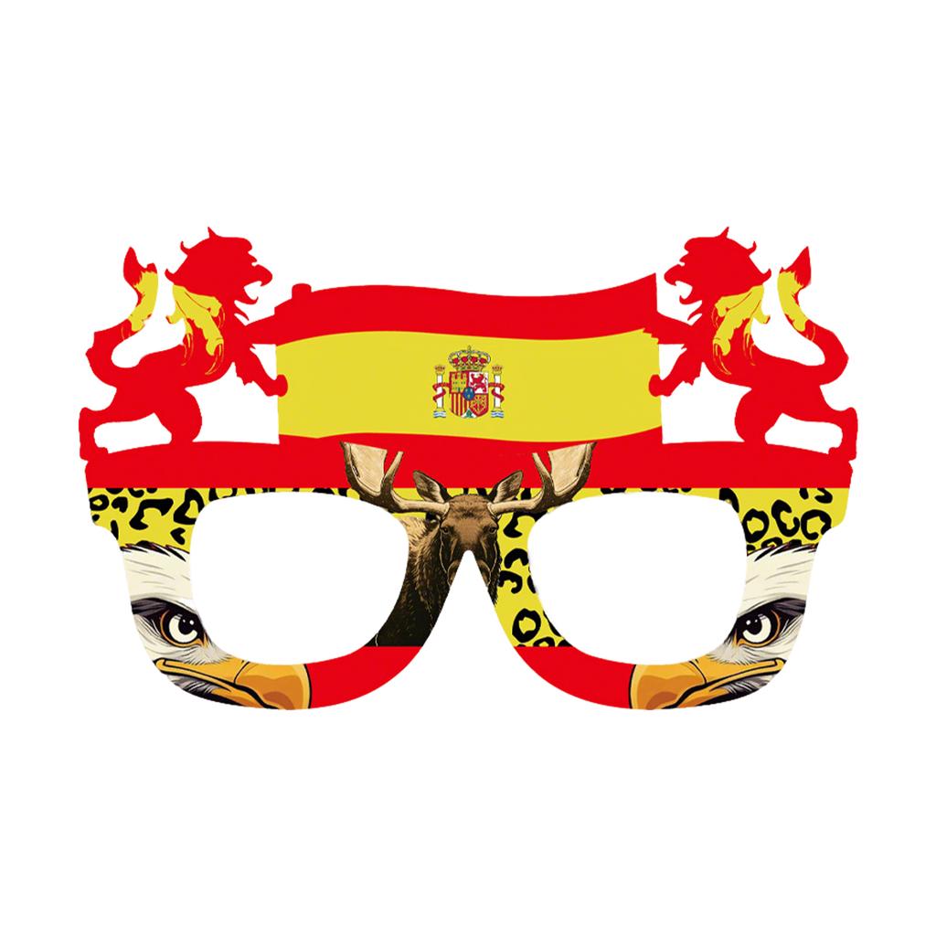 Flag Glasses, Fan Cheering Props, Football Decorations, Mascot Glasses Frames