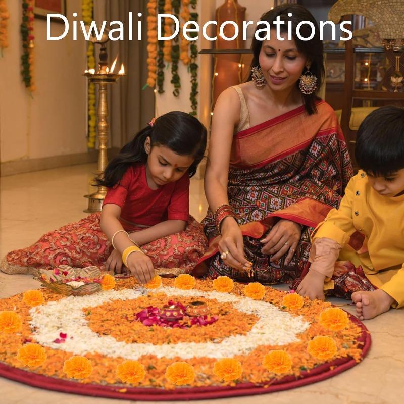 30Pcs Artificial Marigold Flowers, Orange Silk Flower Heads with Iron Stems for Diwali Marigold Decoration Halloween Party Day of The Dead Garland
