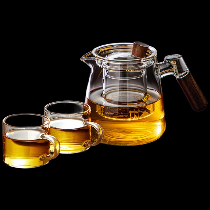 Chating Glass Yaxin Teapot Set