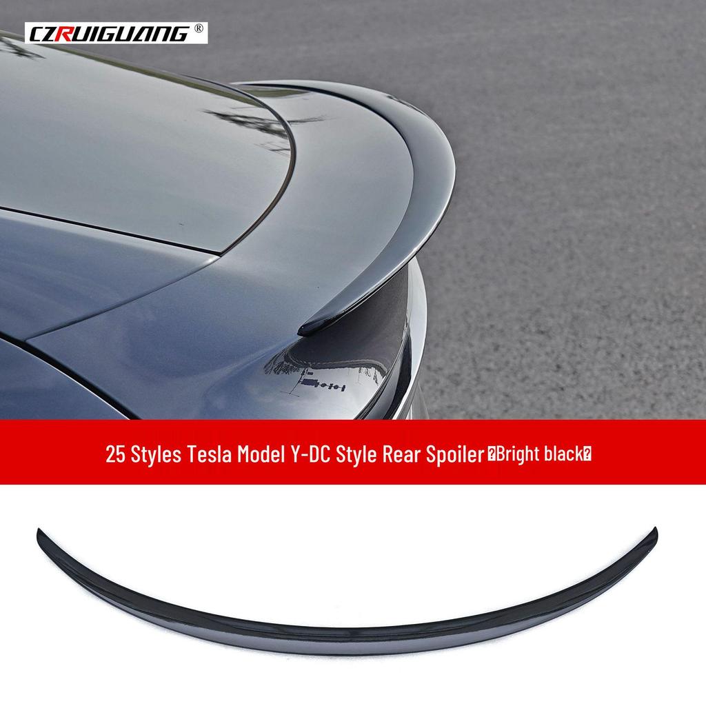 Tesla Model Y 2025 Body Kit: Rear Spoiler, Front Lip, Side Skirts, Tail Wing, Rear Diffuser, and Lip Extensions