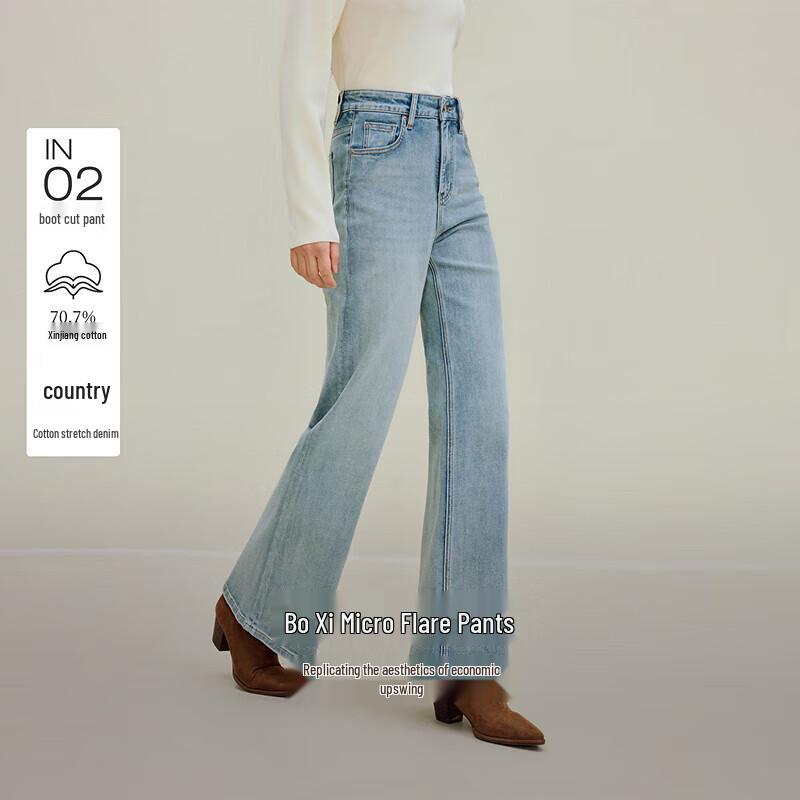 

Женские джинсы клеш с высокой посадкой в стиле ретро от Inman 27