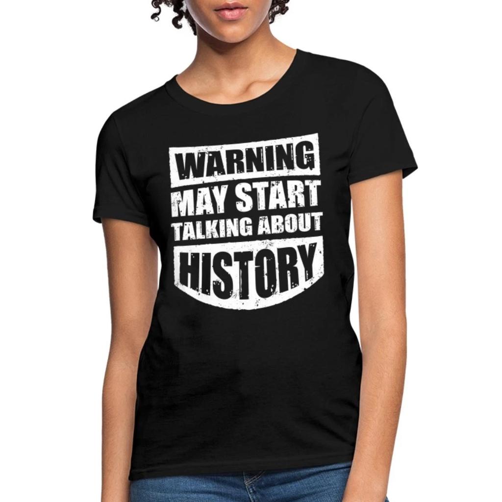 May Start Talking About History | Black History Tribute Women's T-Shirt
