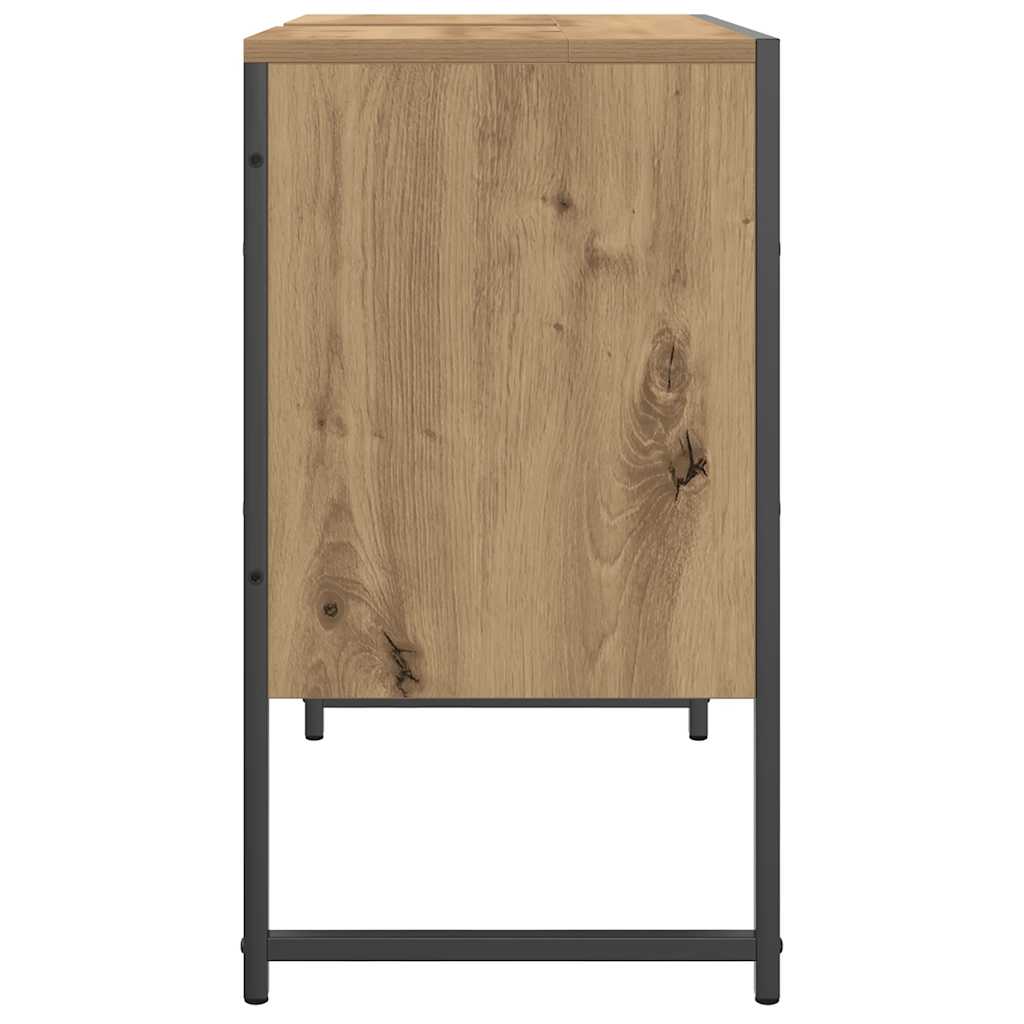 Artisan Oak Bathroom Vanity Unit 60x33x60 Cm