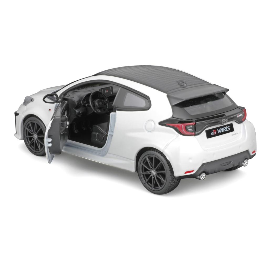 Maisto 1/24 Scale Toyota GR Yaris 2021 White / Diecast Model Car, Finished Product, 32909 WT