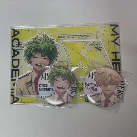 

Значок из акрила My Hero Academia Giga Jump Midoriya Bakugo