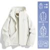Womens 3-in-1 Winter Outdoor Jacket Removable Down Fleece Liner Windproof Hiking Ski Coat