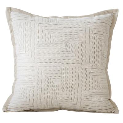 Salade Mama Geometric Design Cushion Simple and Natural Korean and International Decor 1 Cover, 45x45cm, Design, (45x45cm, Piece)