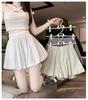 White Cloud High-Waist Slim Puffy Lantern Skirt 2024