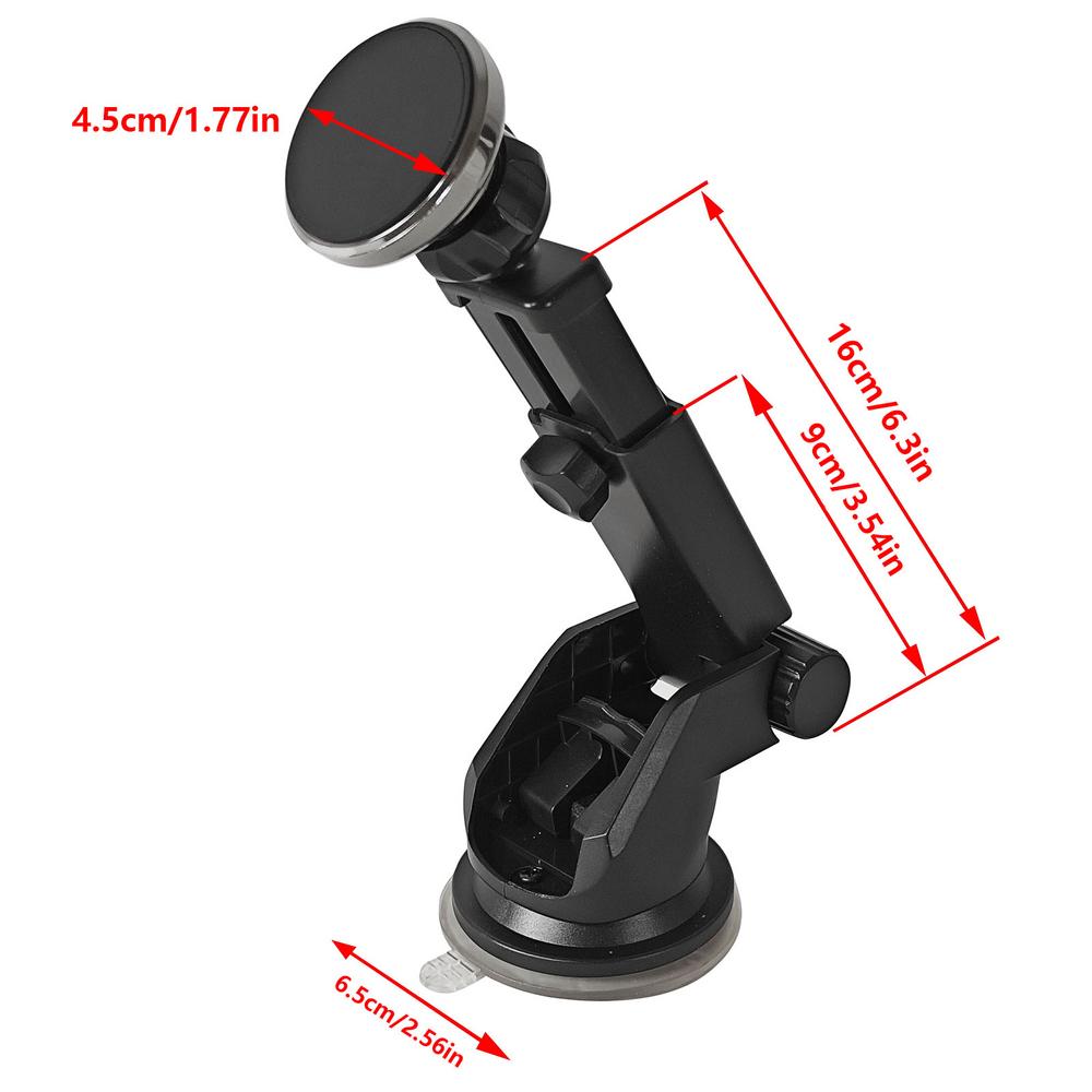 Dashboard Cell Phone Holder Magnetic Anti-Slip Phone Mount Shockproof Cell Phone Holder Multipurpose Phone Support For Dashboard