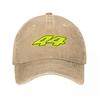 Lewis 2023 Season Number 44 Sticker Yellow Baseball Cap Tactical Cap Luxury Brand Funny Hats Women Hats Men's
