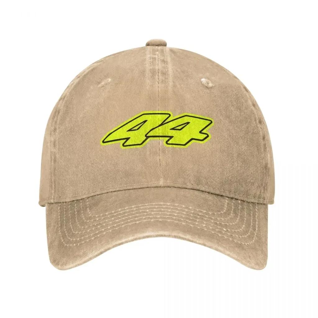 Lewis 2023 Season Number 44 Sticker Yellow Baseball Cap Tactical Cap Luxury Brand Funny Hats Women Hats Men's