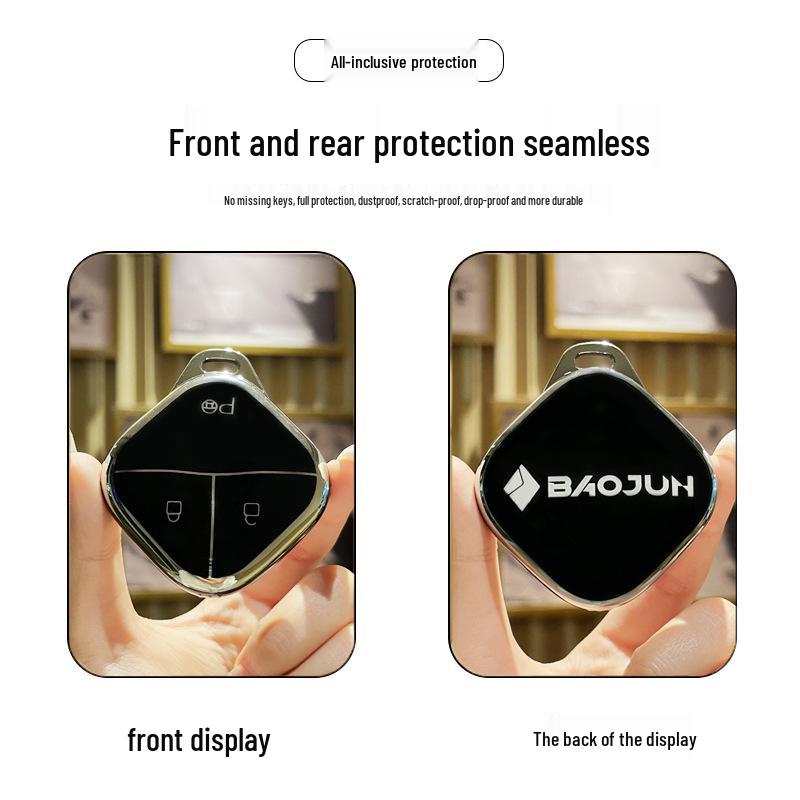 Compatible Key Cover for Baojun KIWIEV and Wuling Hongguang MiniEV, Car Bingo Mini Buckle Bag - Sunny Wuling Bingo