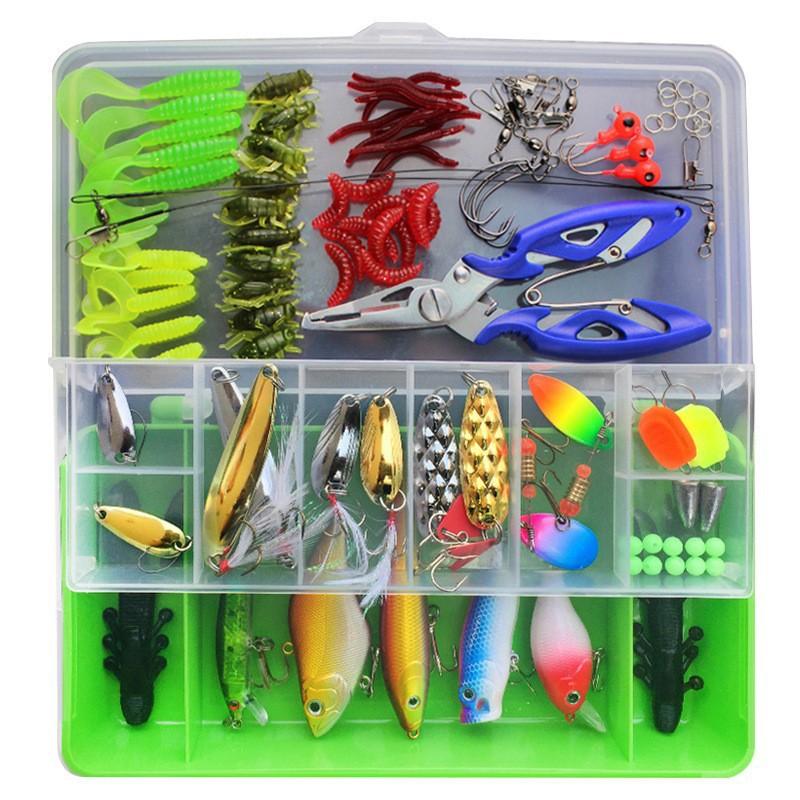 Wehe Beginner Fishing Lure Kit Full Water Column Soft Plastic Baits Set Freshwater Saltwater Bass Pike