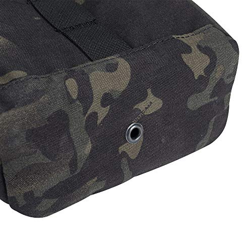 EXCELLENT ELITE SPANKER Dump Pouch, Nylon Garbage Bag/Magazine Holder, Military Pouch, Foldable Waist Bag, MOLLE Compatible, Large Capacity, Convenien