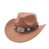 High-End Western Cowboy Hat Vacation Travel Ethnic Style Tibetan Woolen Jazz Top Hat