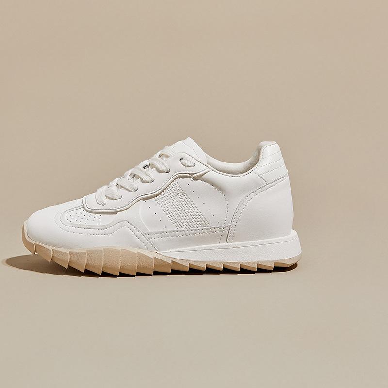 Shoes women's casual sports shoes 2025 new summer breathable platform white shoes Forrest Gump shoes retro German training shoes