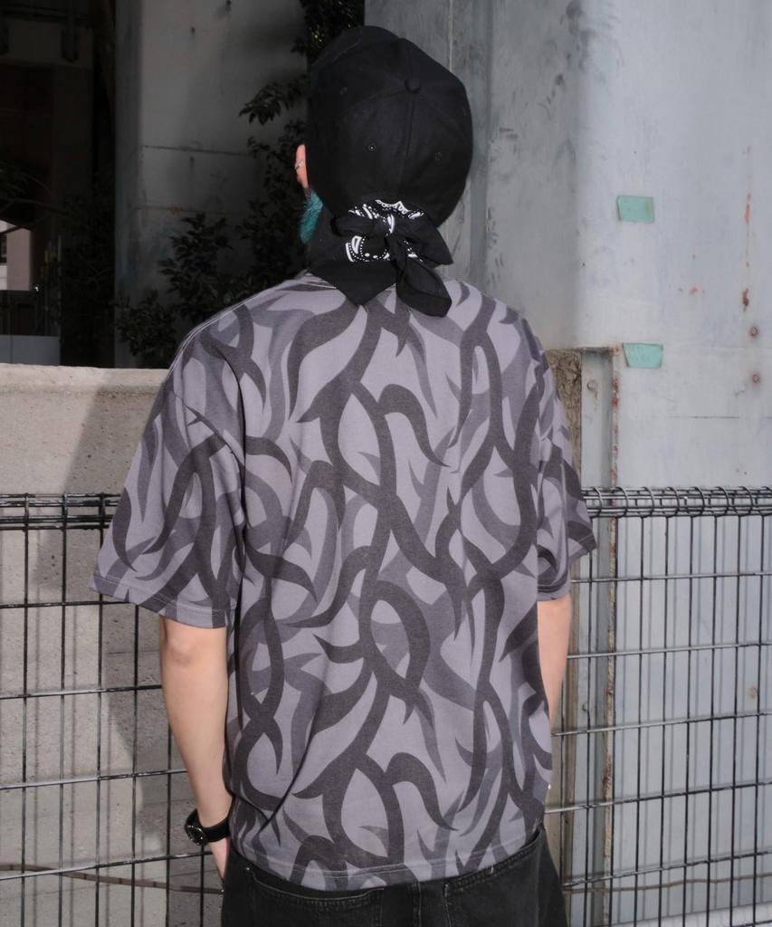 WEGO Short Sleeve with Tribal Summer Size Pattern 1 Men's T-Shirt Logo, Clothes, M,