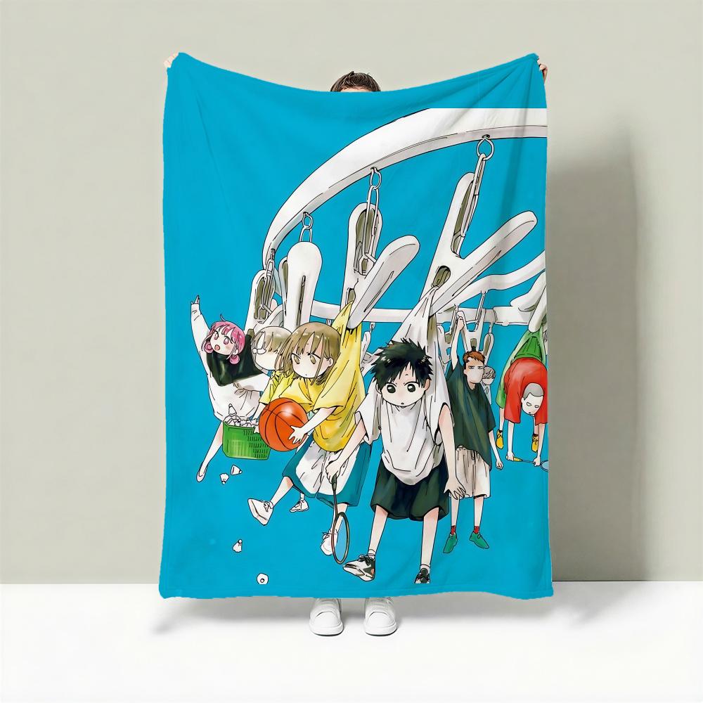 Anime A-Ao no Hako Throw Lightweight 240g Flannel Blanket Soft Skin-friendly for Summer Cooling